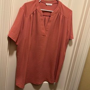 Pink oversized tunic